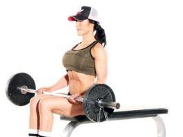 Seated Barbell Calf Raise