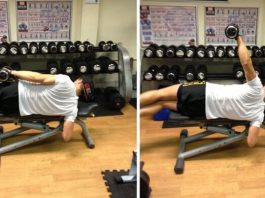 side lying lateral raise