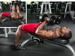 Dumbbell Squeeze fitness hareketinin yapılışı