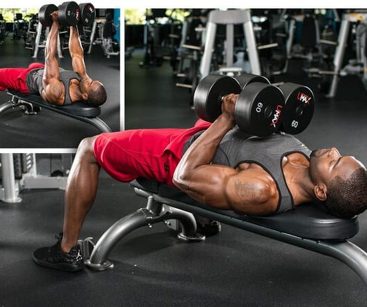 Dumbbell Squeeze fitness hareketinin yapılışı