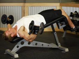 decline dumbbell fly